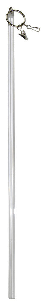 34" Acrylic Drapery Wand, Pair