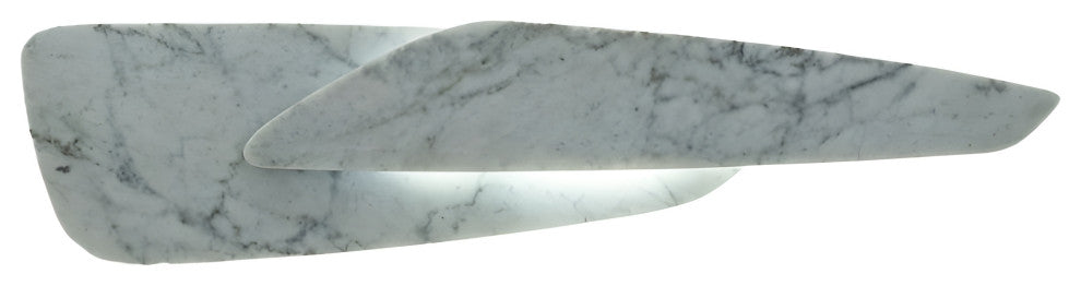 Futuristic LED Marble Wall Lamp in American Style, Living Room, Bedroom