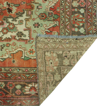 Fine Vintage Distressed Qasim Rust Rug