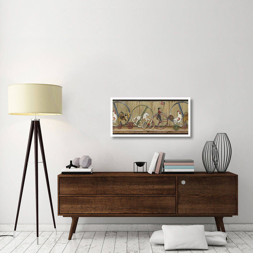 "Parade Day" Digital Paper Print by David Carter Brown, 38"x19"