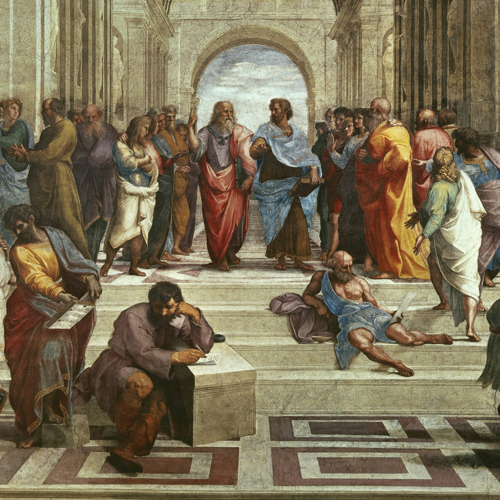 "The School of Athens 1510" Stretched Canvas Replica, 46"x38"