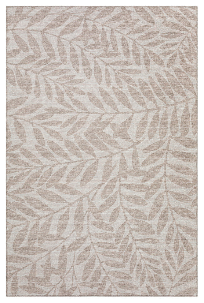 Indoor/Outdoor Sedona SN5 Putty Machine Washable 9' x 12' Rug