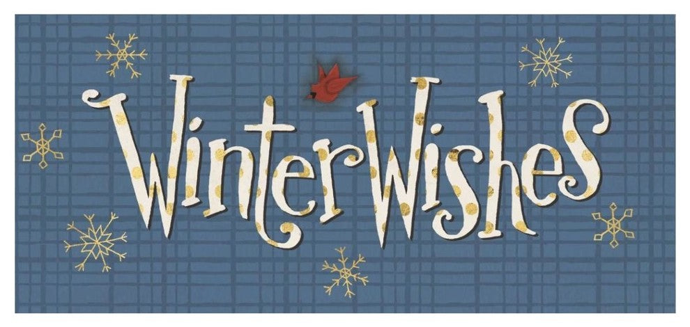 "Snowmen Season V" Digital Paper Print by Anne Tavoletti, 46"x22"