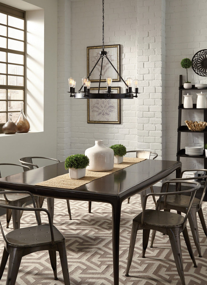 Generation Lighting 3110208 Ravenwood Manor 8 Light 34"W Linear - Stardust