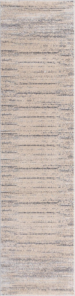 Unique Loom Oasis Calm Area Rug, Cream, 2' 7 X 10' 0 Runner