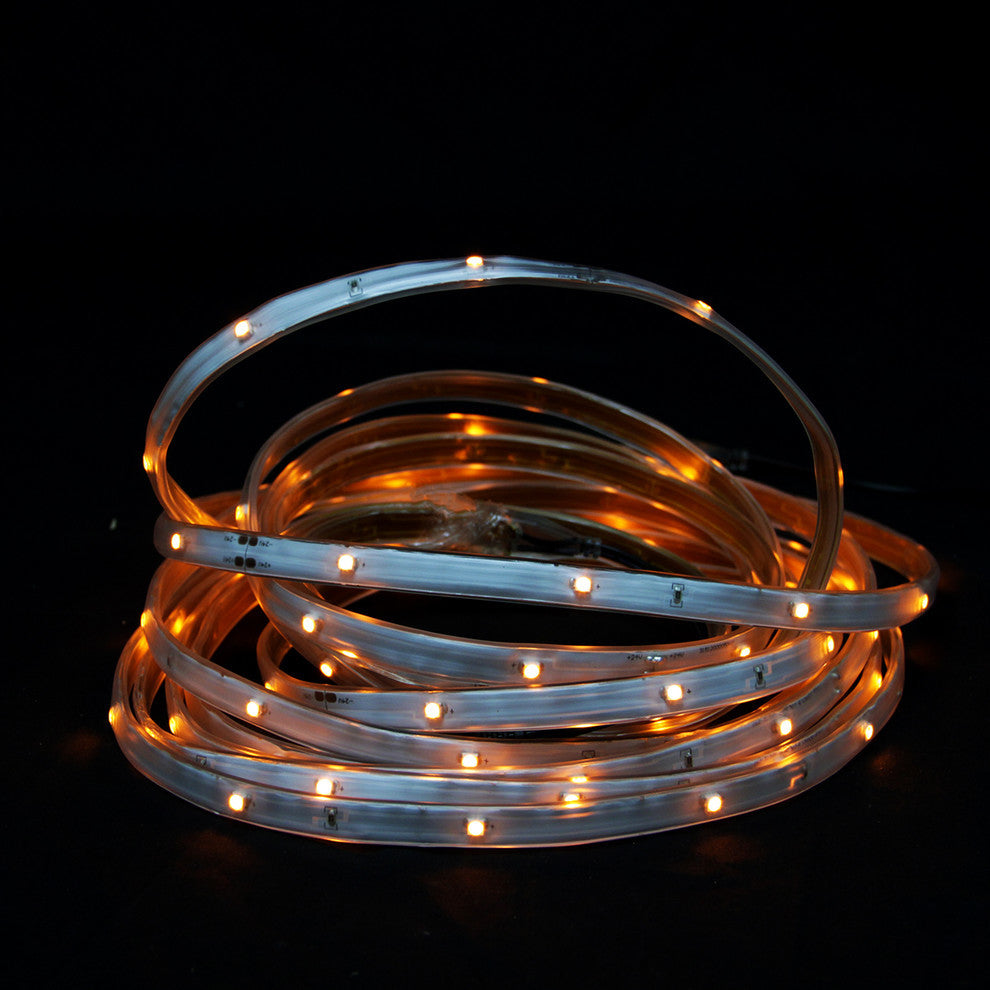 18' LED Indoor/Outdoor Christmas Linear Tape Lighting, Orange and White