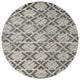 Ahgly Company Indoor Round Mid-Century Modern Area Rugs, 4' Round