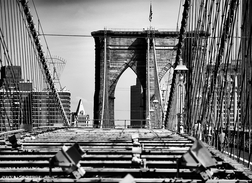 "Bye Bye Brooklyn Three" Metal, 32"x44"