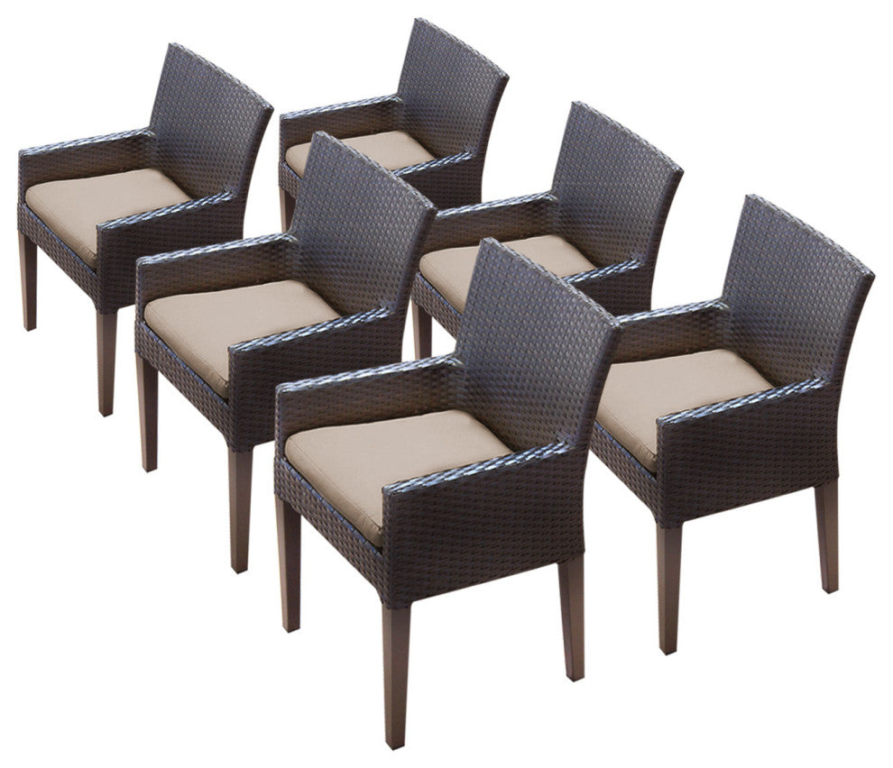 6 Napa Dining Chairs With Arms