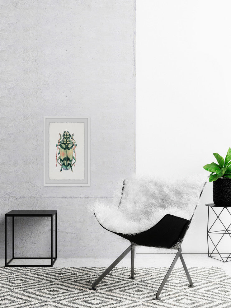 "Camouflage Bug" Framed Painting Print, 24"x36"