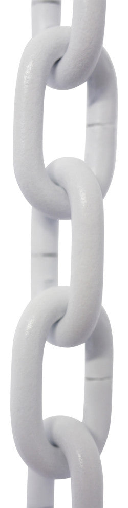 RCH Hardware Steel Standard Link Clock Chain, Various Finishes, White, U12