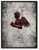 Virgo Horoscope Astrology Black Print on Canvas with Picture Frame, 22"x29"