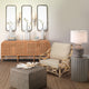 Masonry Table Lamp, Grey Ceramic With Classic Drum Shade, White Linen