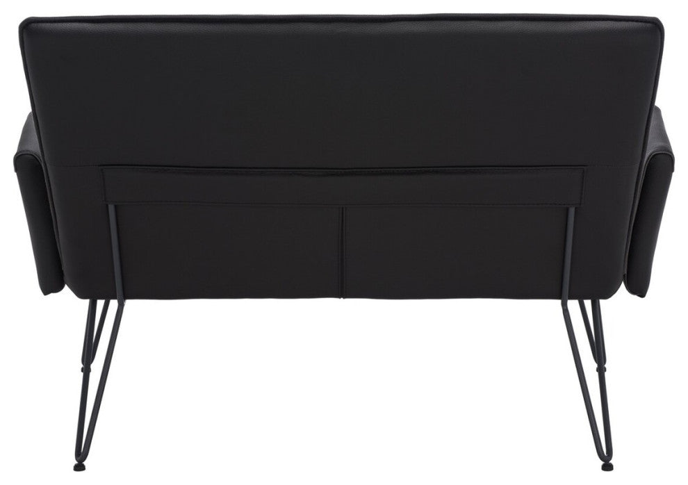 Safavieh Johannes Settee, Black