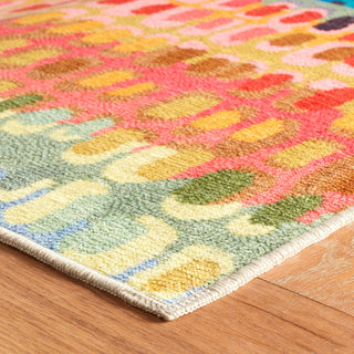 Dash & Albert Paint Chip Multi Machine Washable Rug, Multi, 4' x 6'