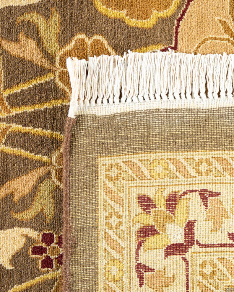 Mogul, One-of-a-Kind Hand-Knotted Area Rug Brown, 9' 0" x 12' 2"