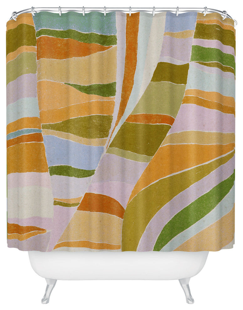 Alisa Galitsyna Colorful Flow Shower Curtain