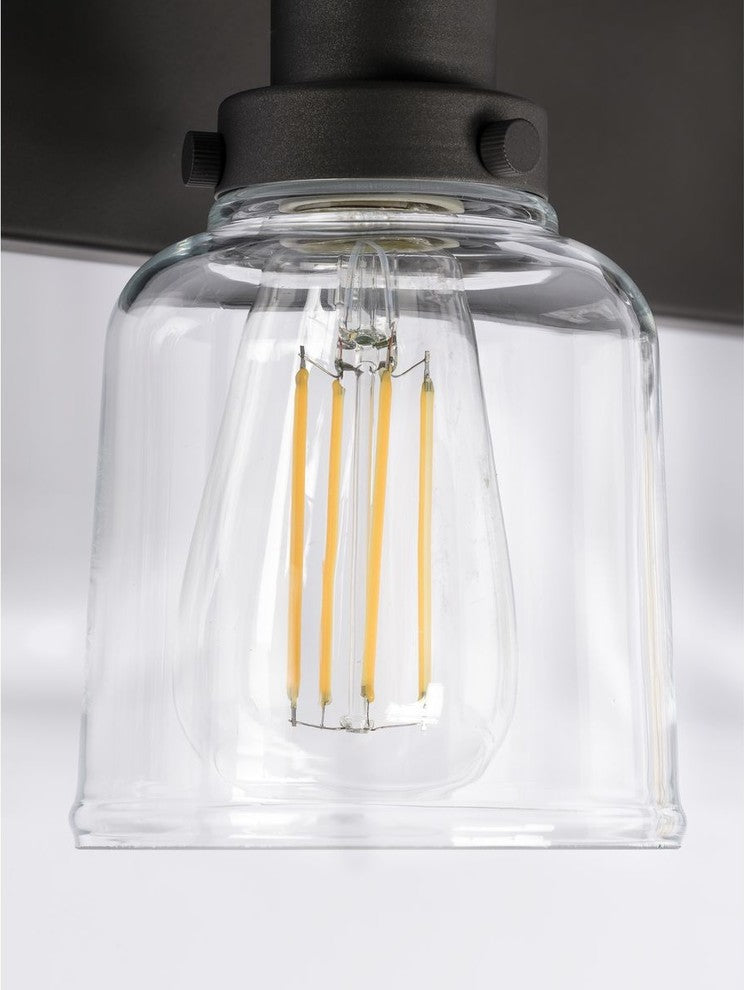 Rushton Collection 1-Light Bath and Vanity, Graphite