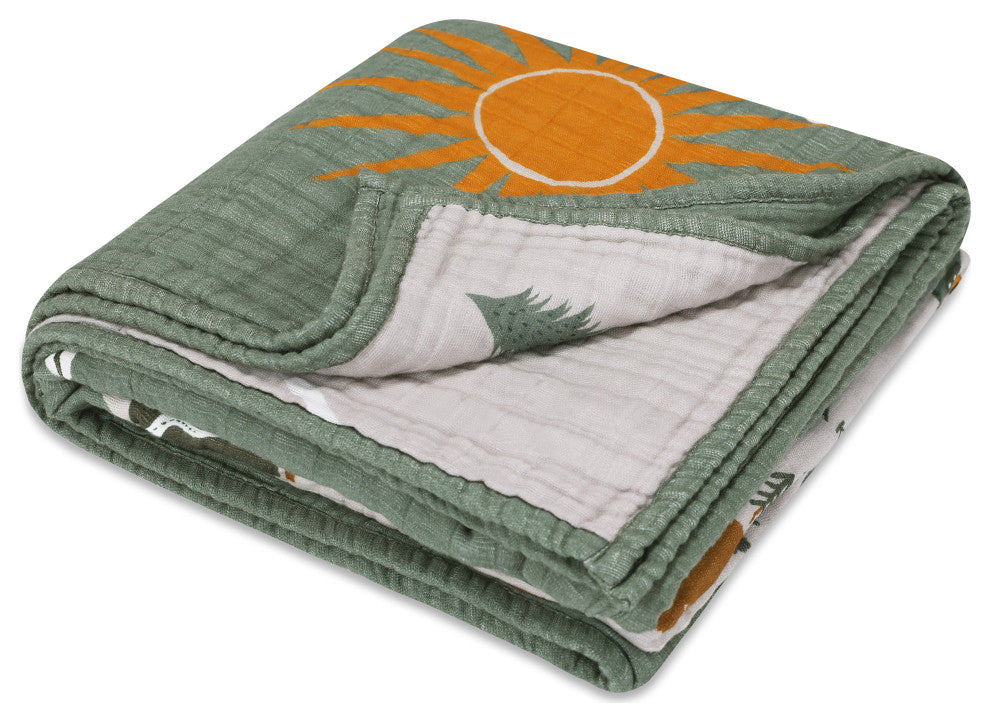 Quilt, 3-Layer GOTS Certified Organic Muslin Cotton