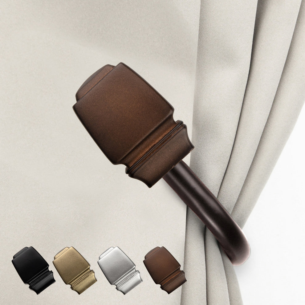Nona Curtain Holdback Pair, Cocoa