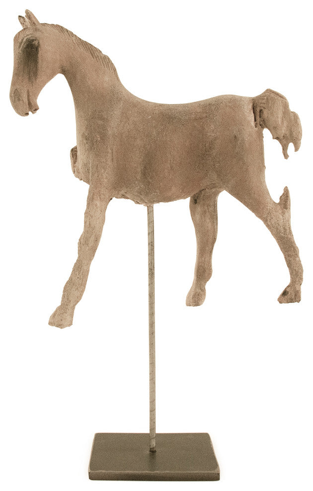 Distressed Horse on Stand