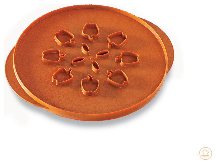 Reversible Leaves & Apples Pie Top Cutter