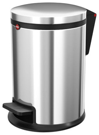 Hailo Pure Waste Bin "S", Stainless