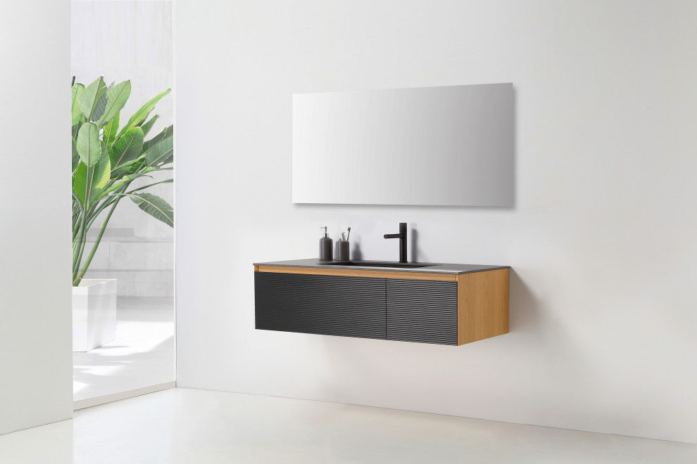 OSLO Wall Mount Modern Bathroom Vanity, 48"