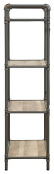ACME Itzel Bookshelf, Sandy Gray and Oak