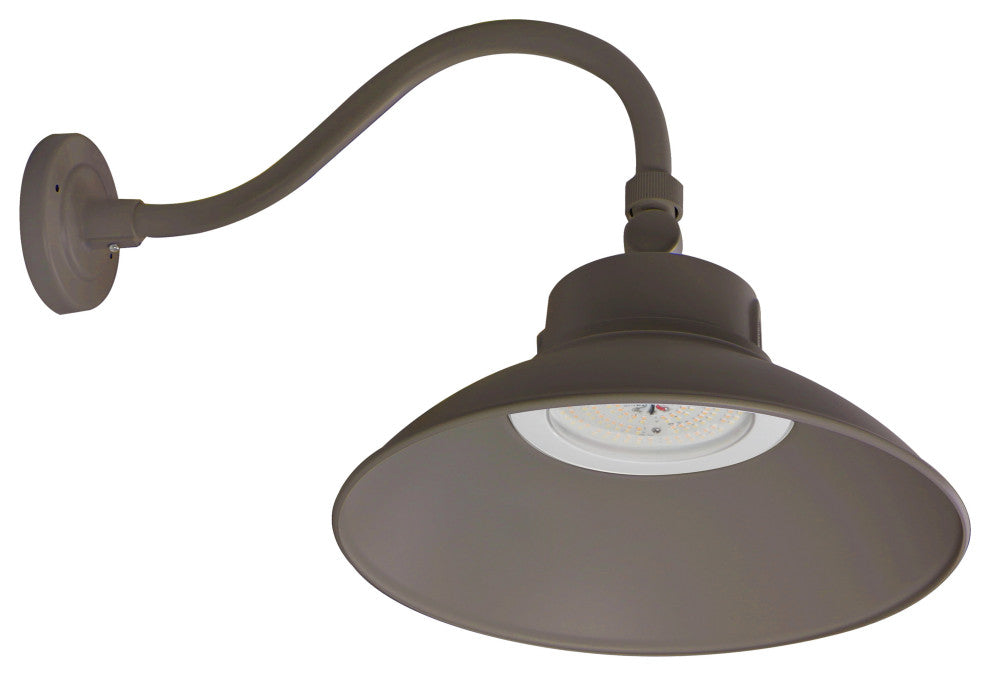 LED Gooseneck - 30 Watt/40 Watt/50 Watt - CCT Selectable 3K/4K/5K - Bronze - 120