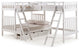 Aurora Twin Over Full Bunk Bed with Tri-Bunk Extension and Storage Drawers