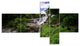 Mae Klang Waterfall Thailand, Landscape Canvas Art, 60"x32", 5 panels