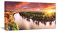 "Sunset Over Murray River Panorama" Wall Art Landscape, 32"x16"