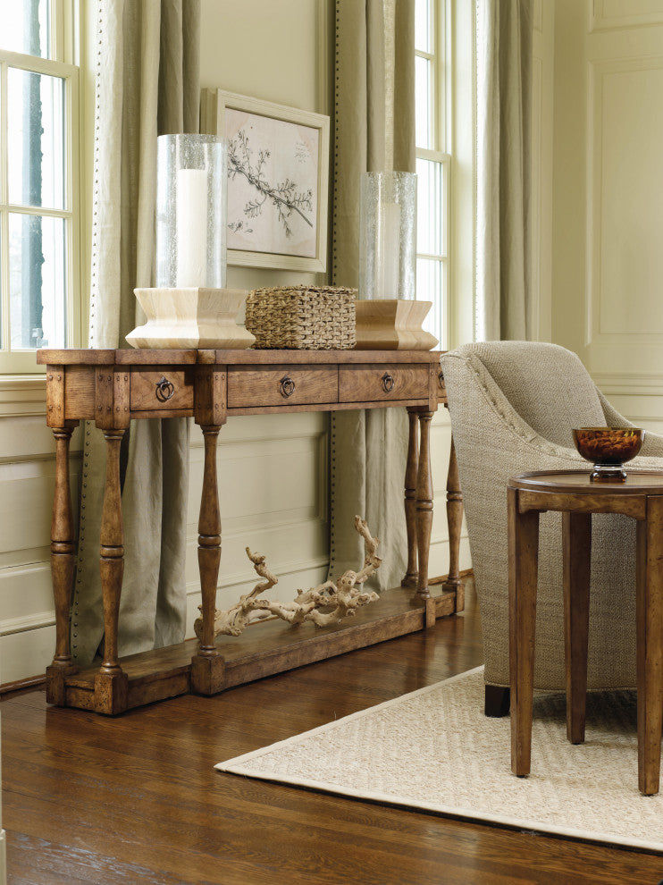 Sanctuary Four-Drawer Thin Console Drift
