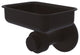 Mercury Wall Mounted Soap Dish with Groovy Accents, Oil Rubbed Bronze