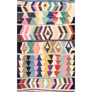 Nuloom Hand-Tufted Tikal Geometric Rug, Multicolor 8'6"x11'6"