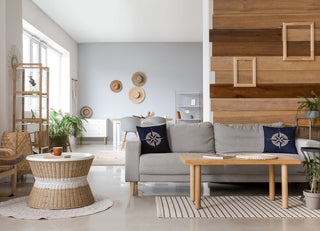 26x26" Compass Nautical Decorative Indoor Pillow, Shark Blue