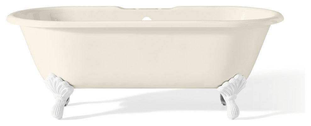 Cheviot Products Regal Cast Iron Bathtub With Faucet Holes and Shaughnessy