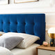 Lily King Biscuit Tufted Performance Velvet Headboard