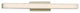 Brink LED Bathroom Vanity/Wall Light, Brushed Brass, 24", 3000k