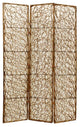 1" x 48" x 63" Brown Wood  Screen