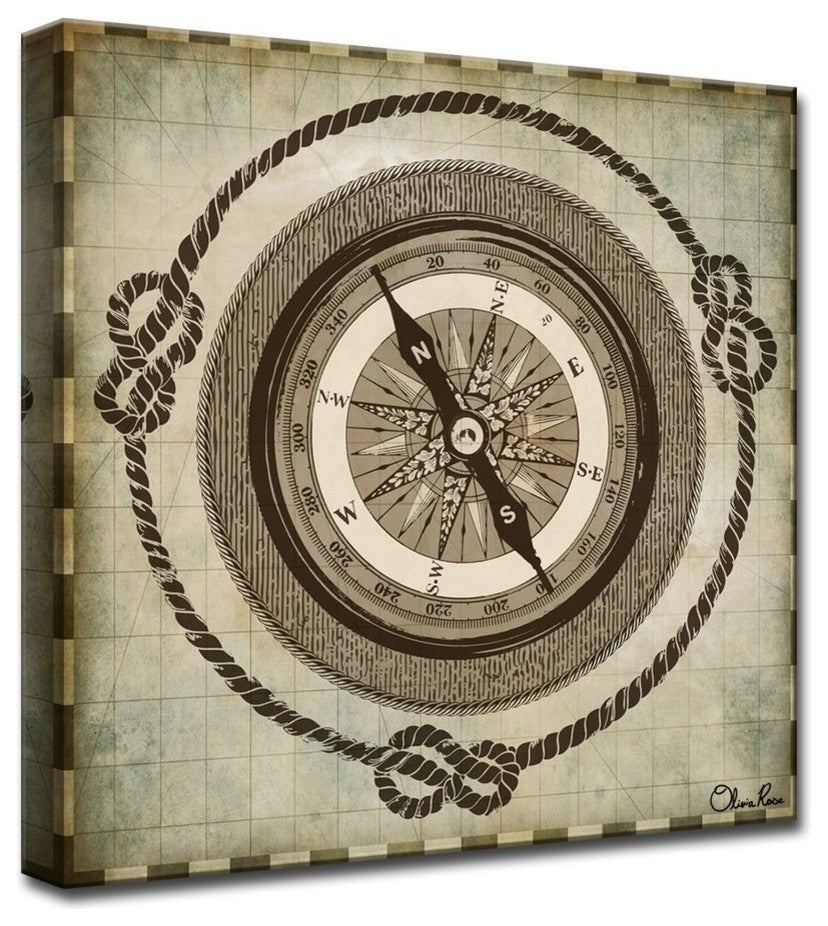 Ready2HangArt 'Destination' by Olivia Rose Canvas Art, 16"x16"