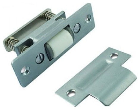 Baldwin Heavy Duty Roller Catch With T-Strike, Chrome