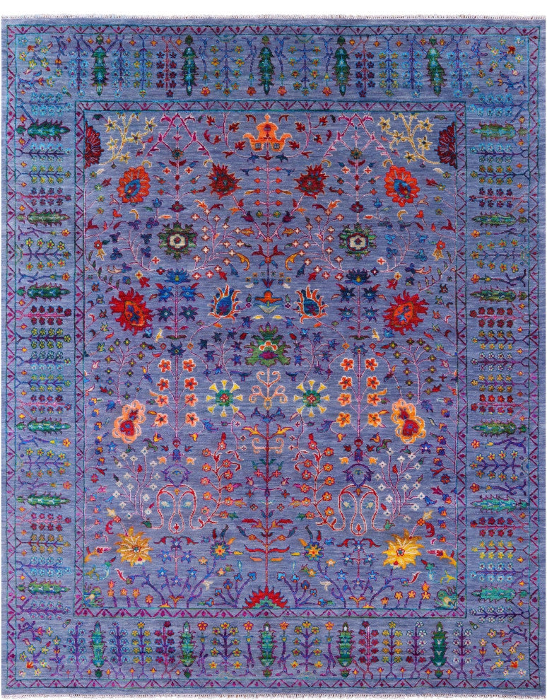 11' 11" X 14' 11" Turkish Oushak Hand-Knotted Wool & Silk Rug - Q15951