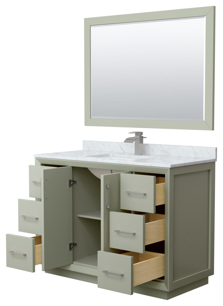 Wyndham WCF414148SLGCMUNSM46 Strada 48" Single Bathroom Vanity in Light Green