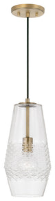 Capital Lighting, 345011AD, 7"Wx14"H 1-Light Pendant