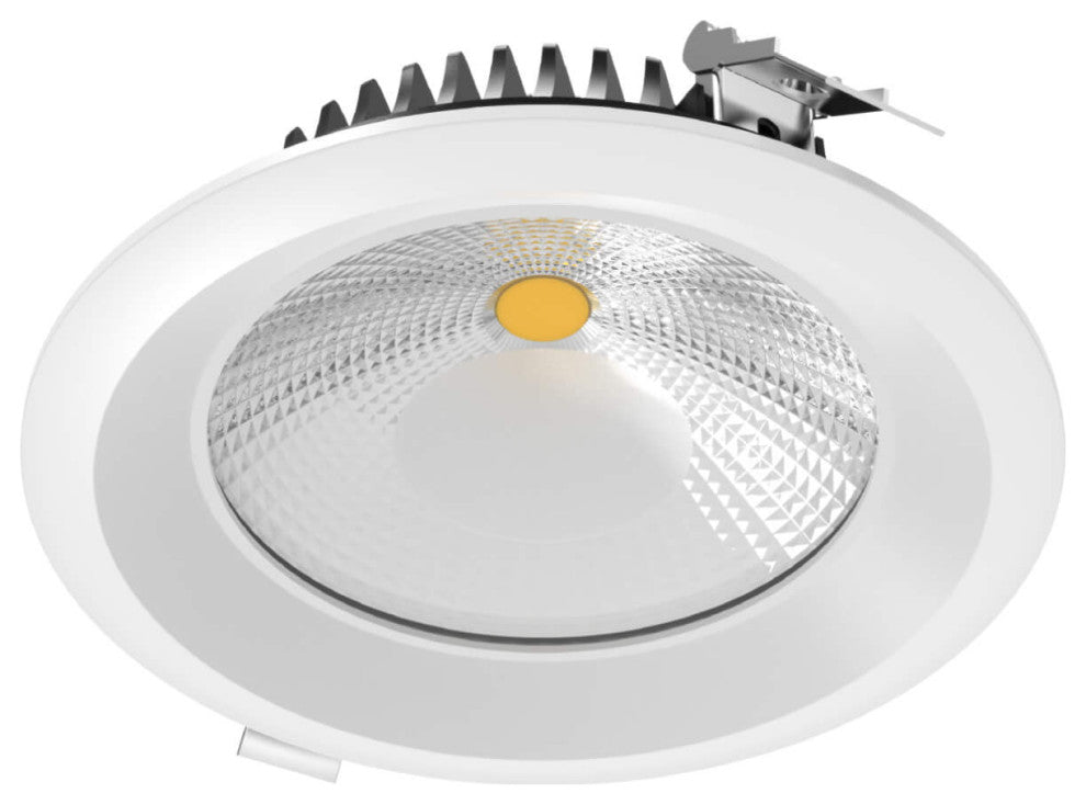 High Powered LED Commercial Down Light, White, 6 Inch