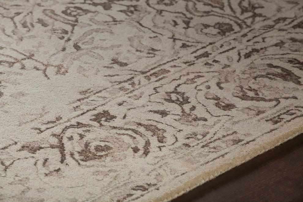 Zina Area Rug, Beige/Gray/Brown, 5'x7'6"