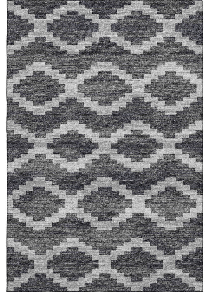 Addison Premium Washable Mayfield AMF115 Gray 5' x 7'6" Rug