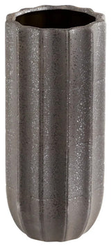 Cyan Medium Brutalist Vase 11188, Grey